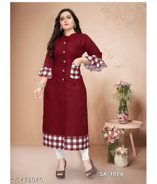 Womens Printed Cotton Kurti